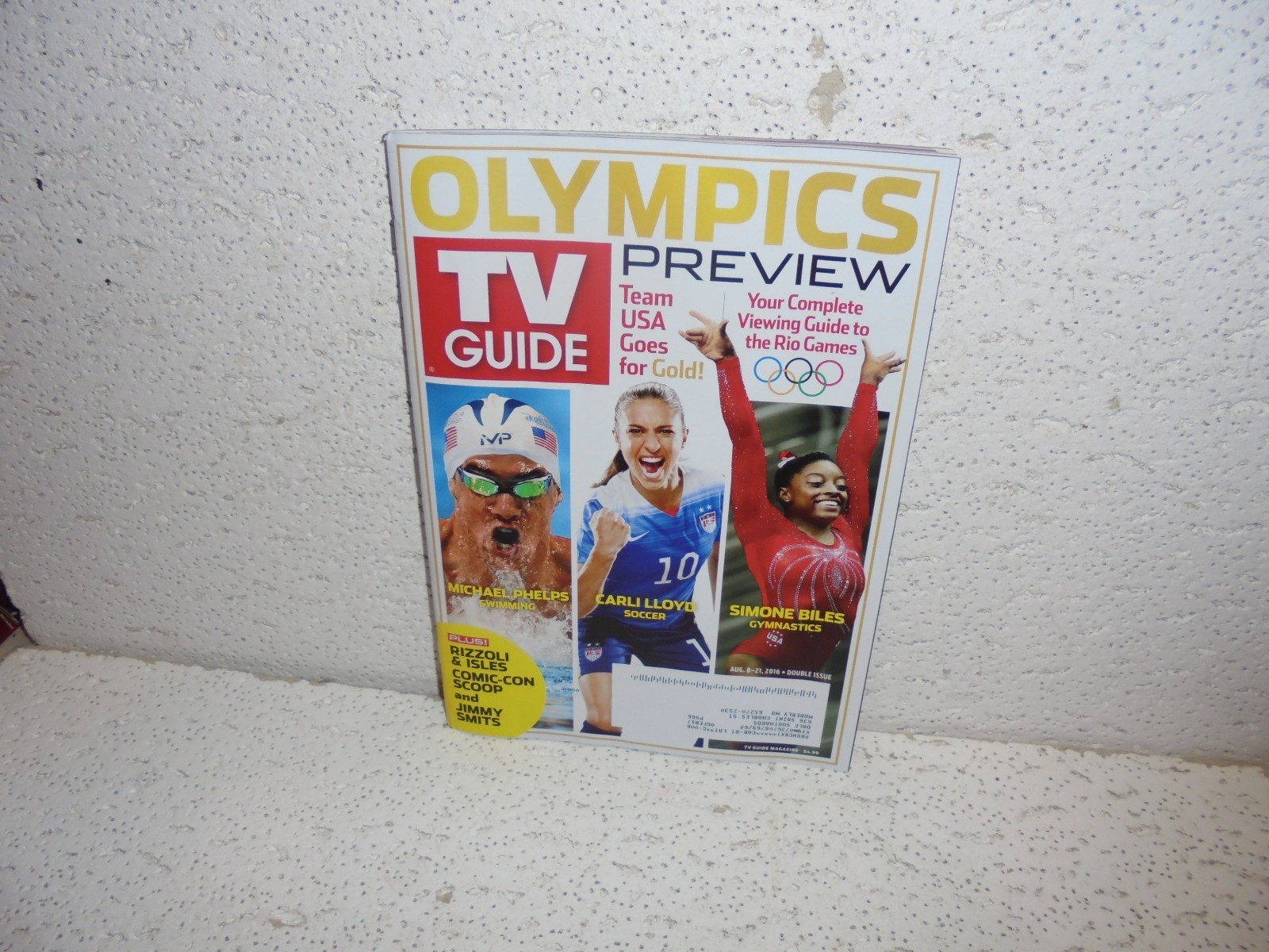 TV Guide Magazine August 8 2016  Olympic Games Michale Phelps