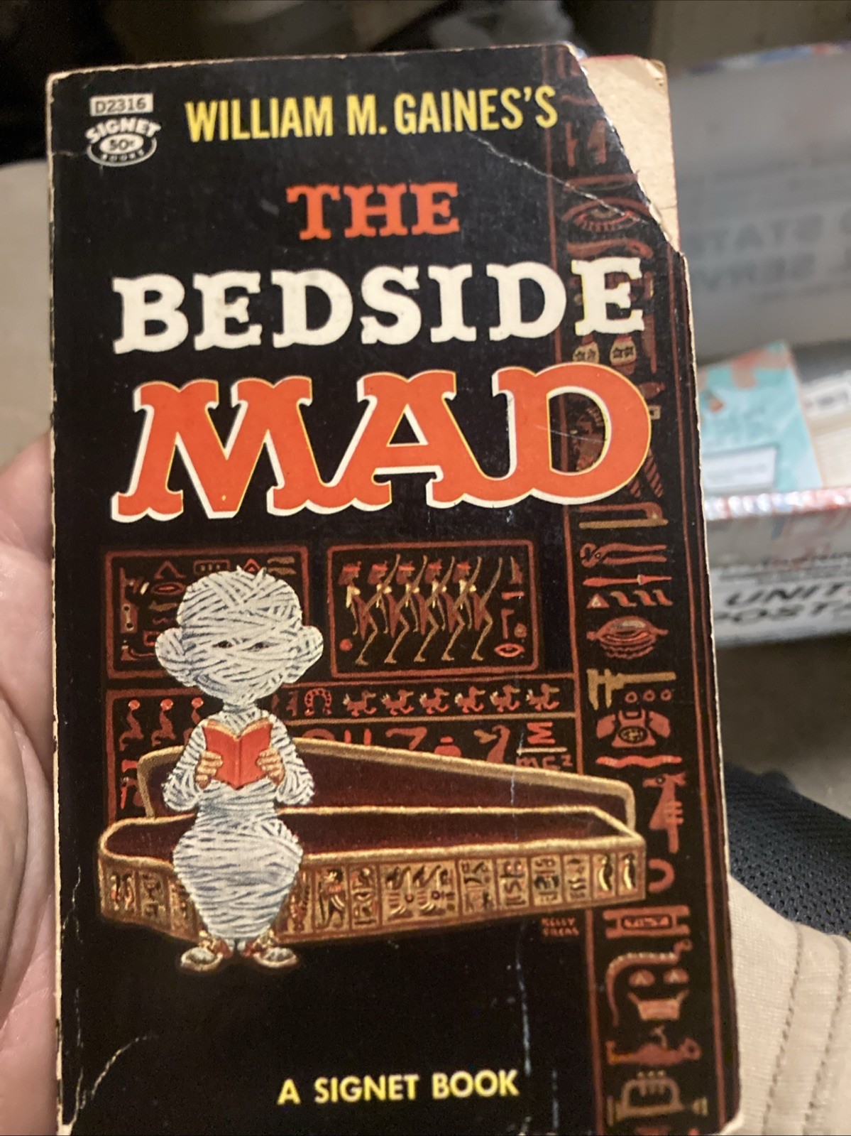 William M Gaines The Bedside Mad Paperback 1959 Mad Magazine Signet