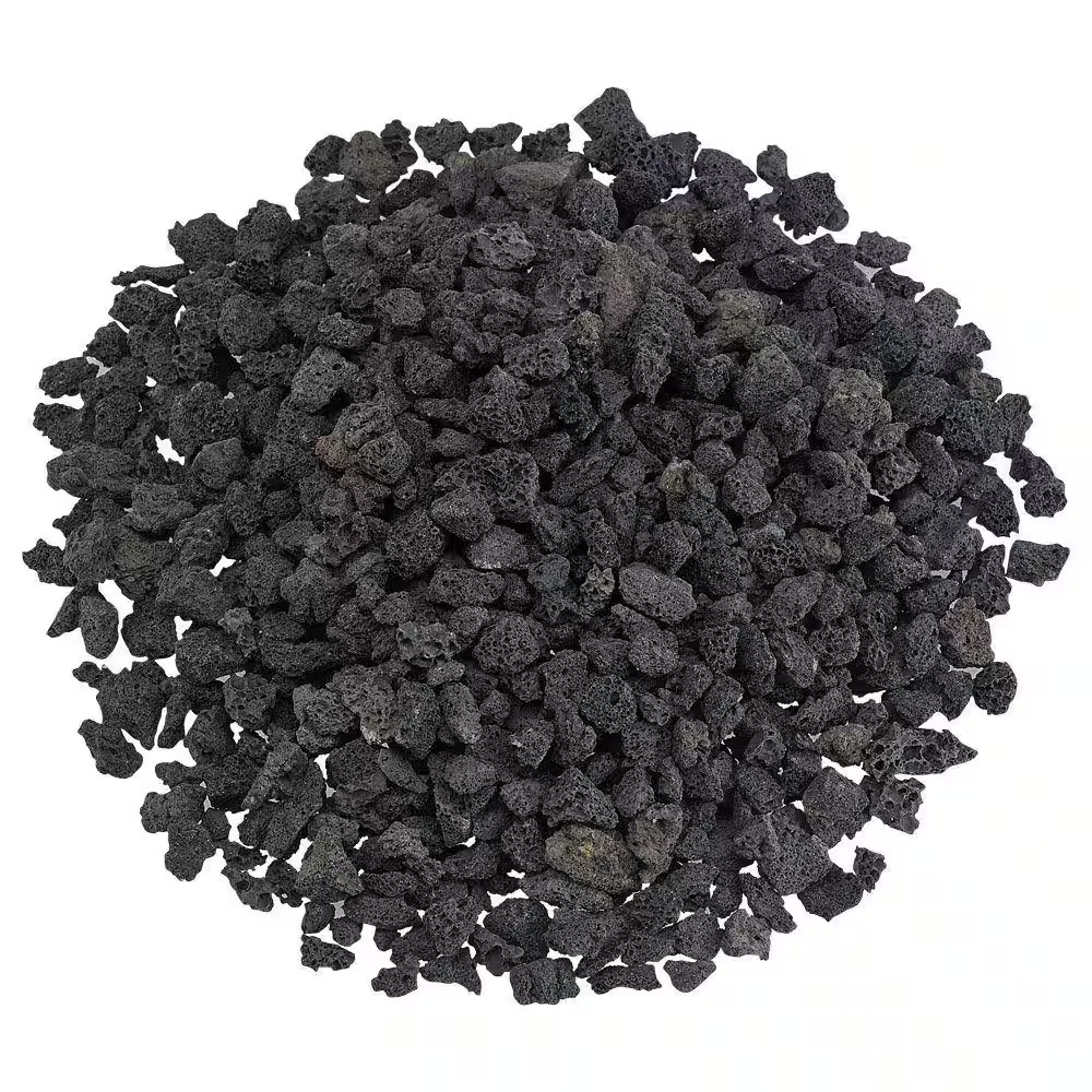 Small Black Lava Rock (1/4 In. - 1/2 In.) 10 Lbs. Bag