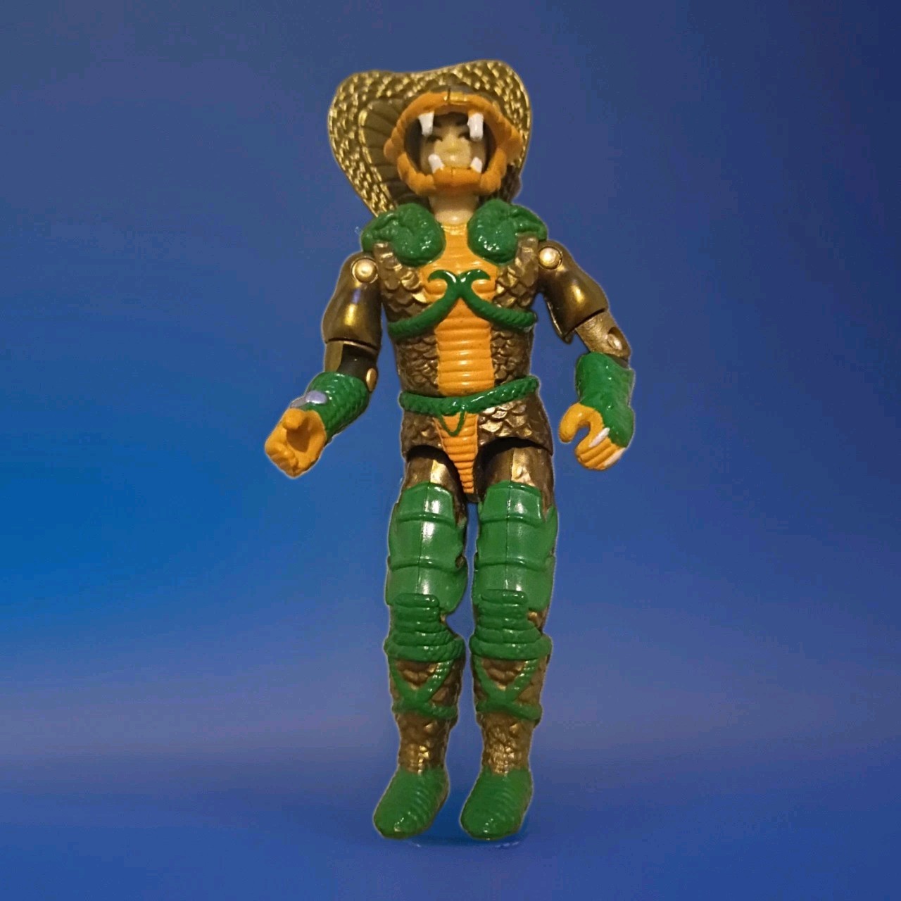 80s TOYS Cobra Serpentor V.1 Vintage 1986 Hasbro GI Joe ARAH Action Figure