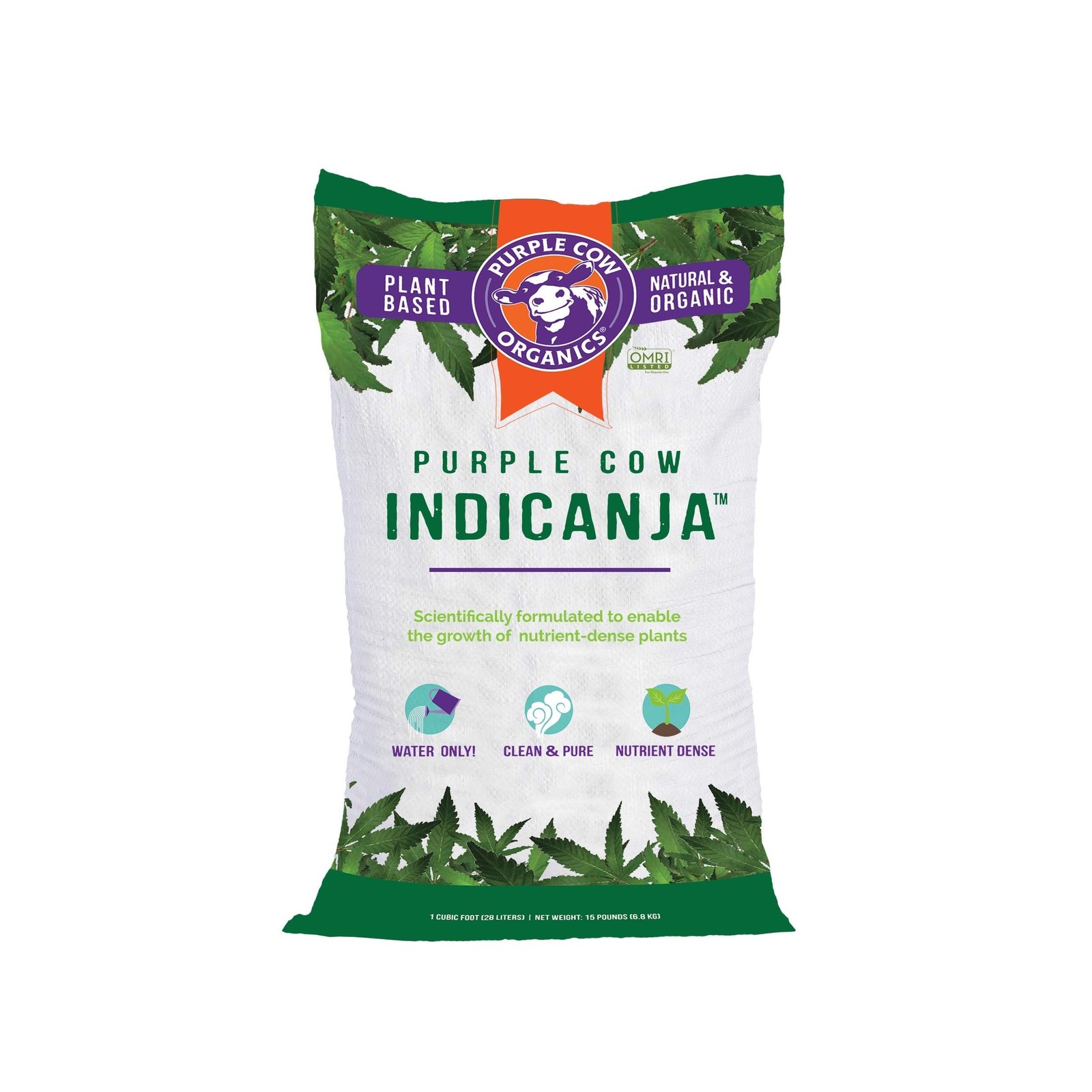 Purple Cow Organics IndiCanja 1 Cubic Foot Bag, Organic Living Soil, Clean & ... Purple Cow Organics IndiCanja 1 Cubic Foot Bag, Organic Living Soil, Clean & ...