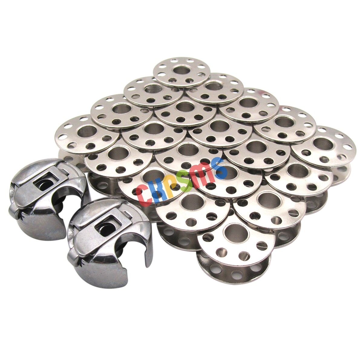 2 Bobbin Cases+20 Bobbins for Juki DDL-8700• DDL-8500 Singer 95 • 96 Consew 210 2 Bobbin Cases+20 Bobbins for Juki DDL-8700• DDL-8500 Singer 95 • 96 Consew 210
