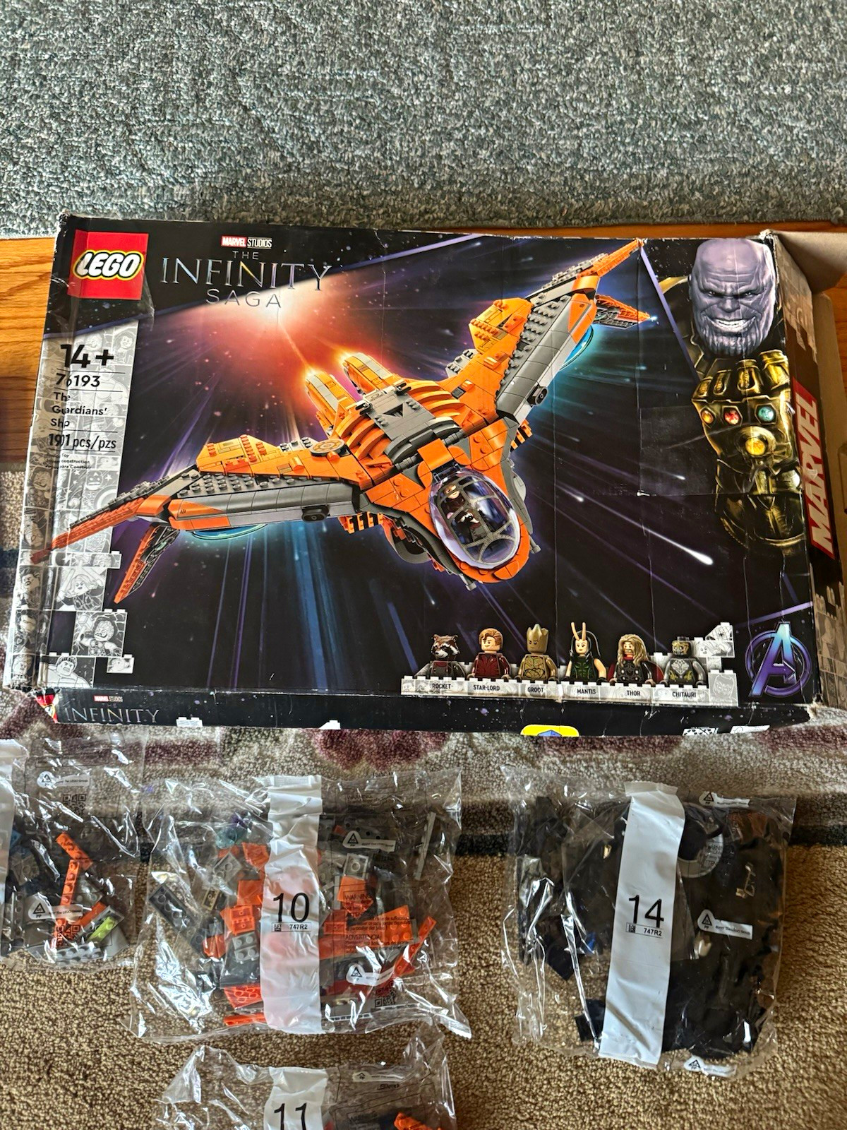LEGO Marvel Infinity Saga The Guardians\' Ship 76193 