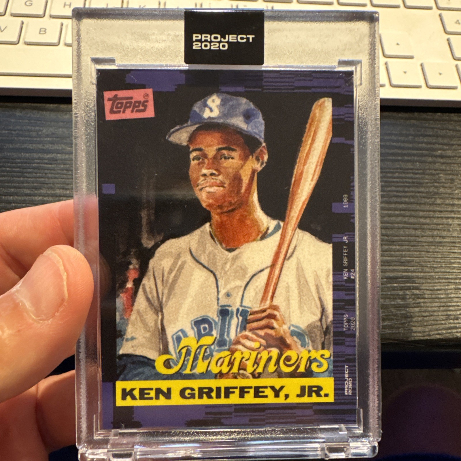 TOPPS PROJECT 2020 1989 KEN GRIFFEY JR. 66 by JACOB ROCHESTER
