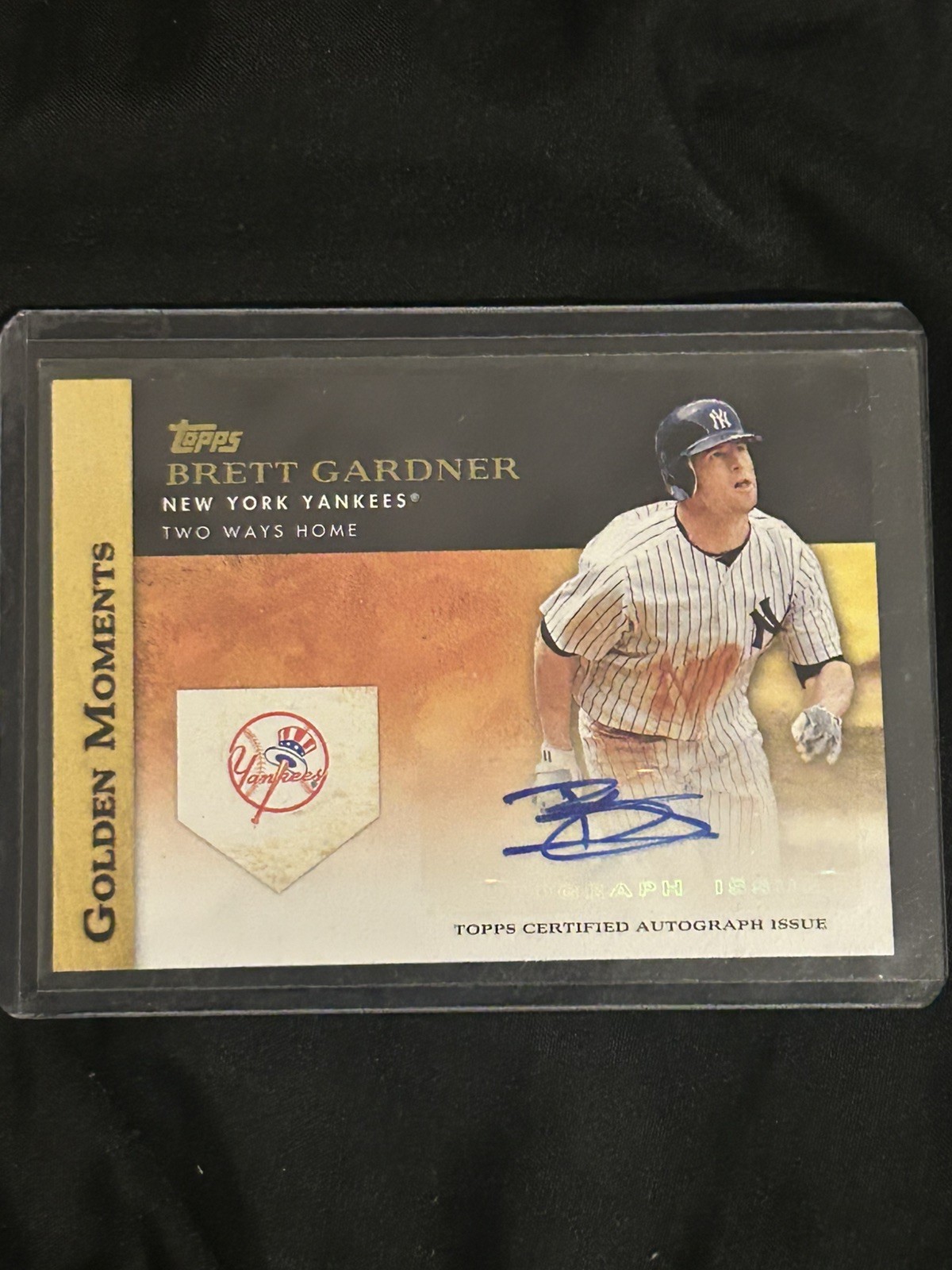2012 Topps - Golden Moments Autographs Brett Gardner #GMA-BG (AU)