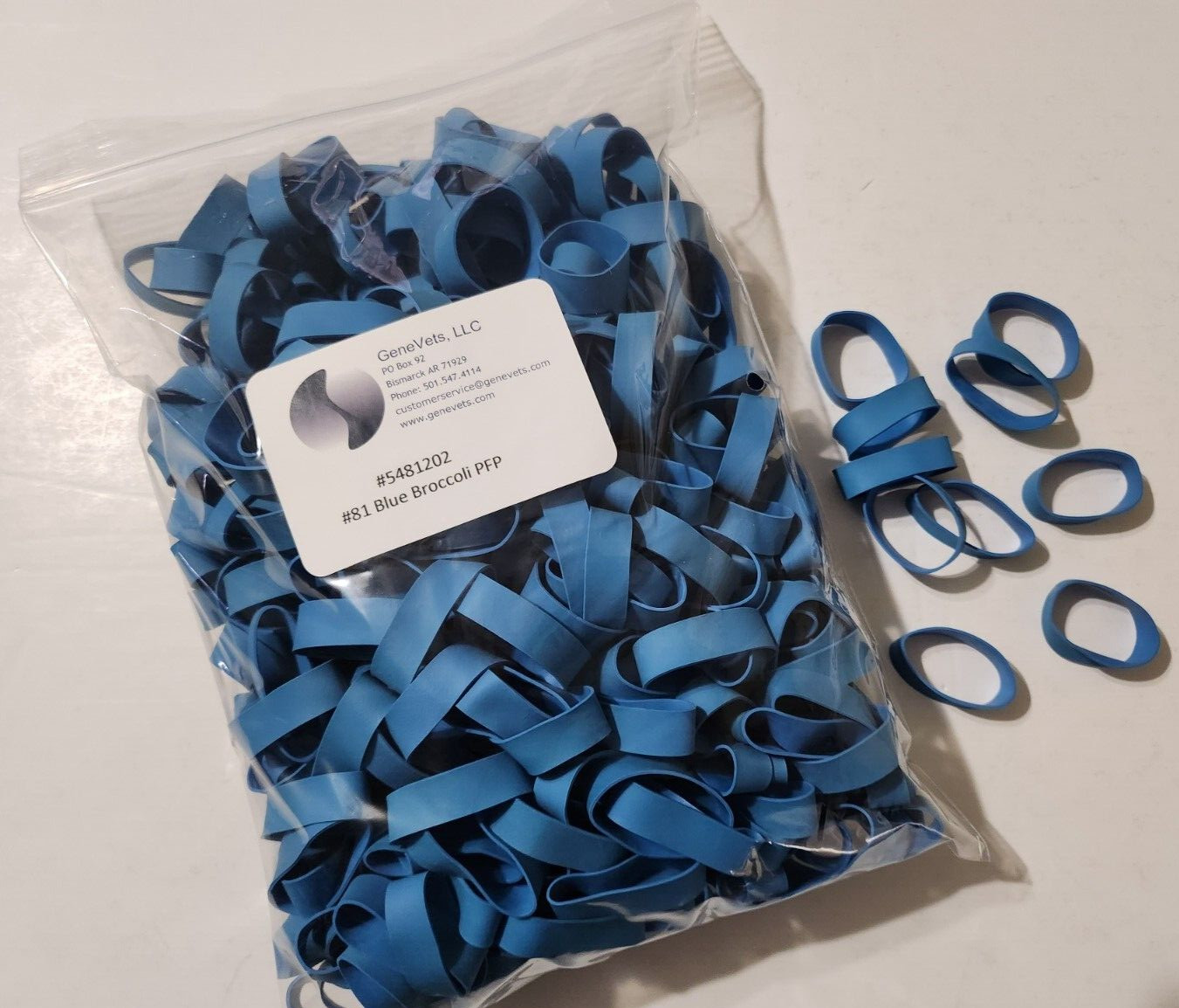 Alliance Rubber Blue Broccoli PFP Bands 2\