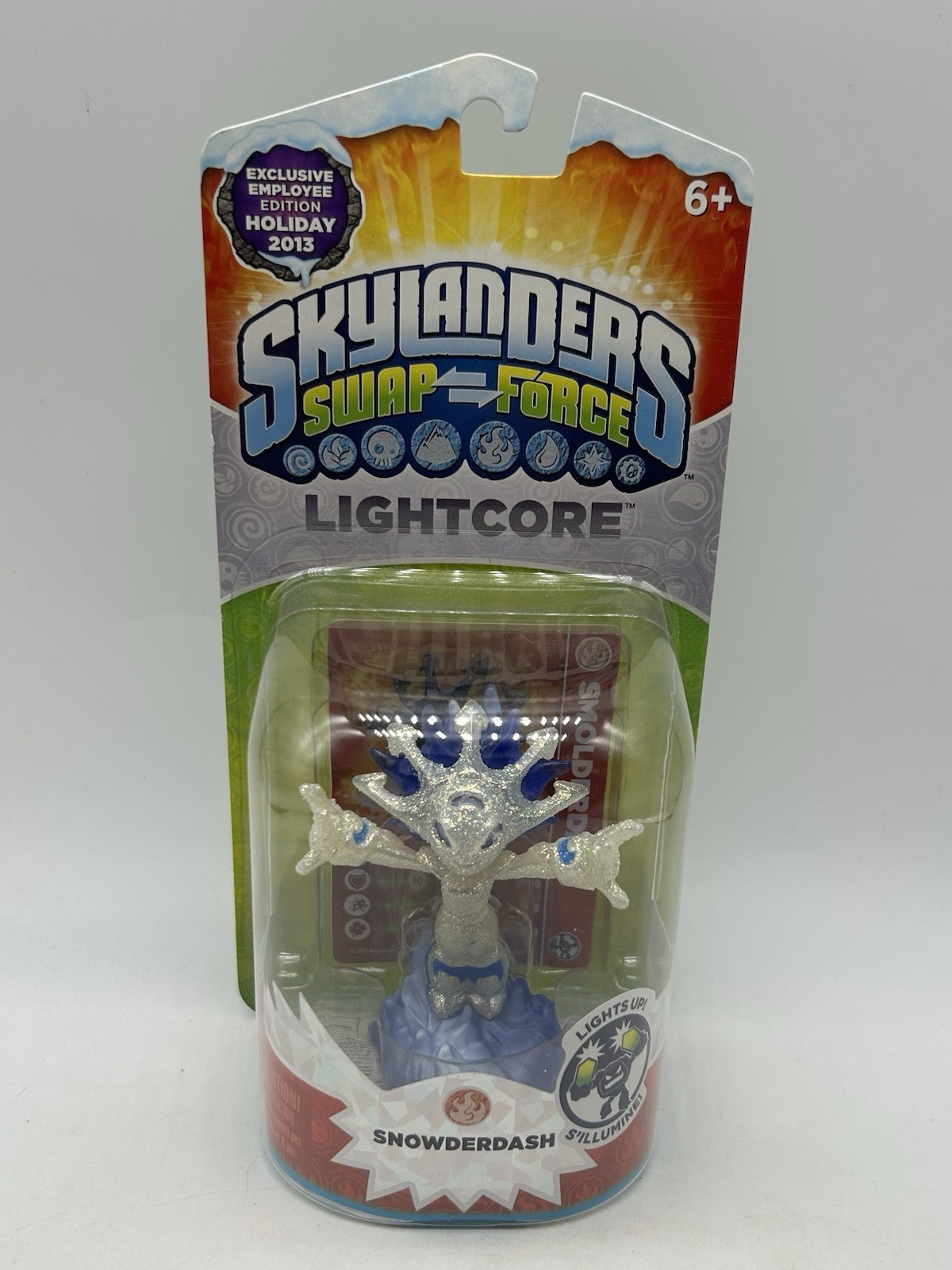 Skylanders Swap Force LightCore Snowderdash 2013 Employee Edition BNIB Rare