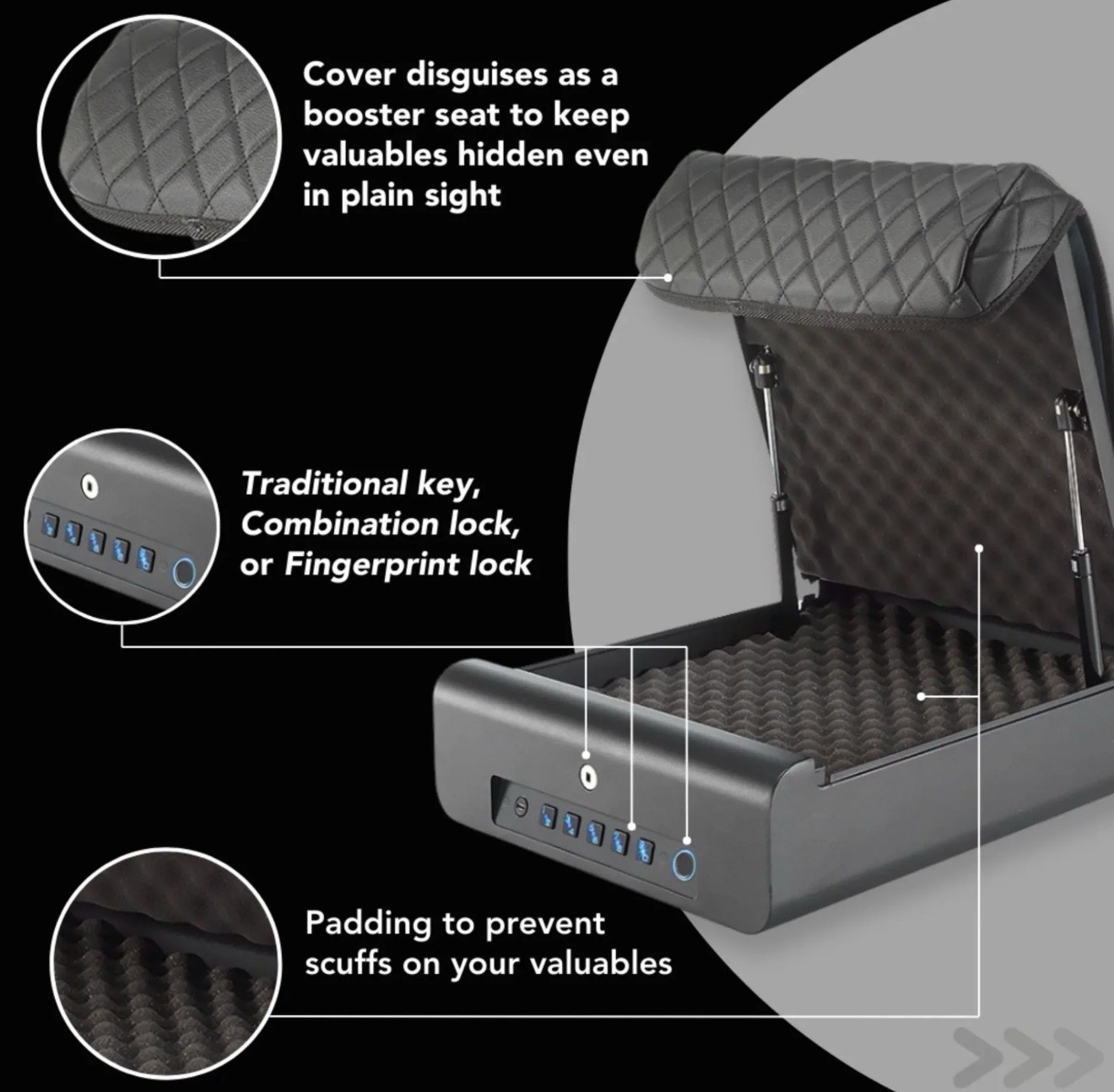 BoostedSafe Elite: Fingerprint, Key & Digital Combo Reconditioned