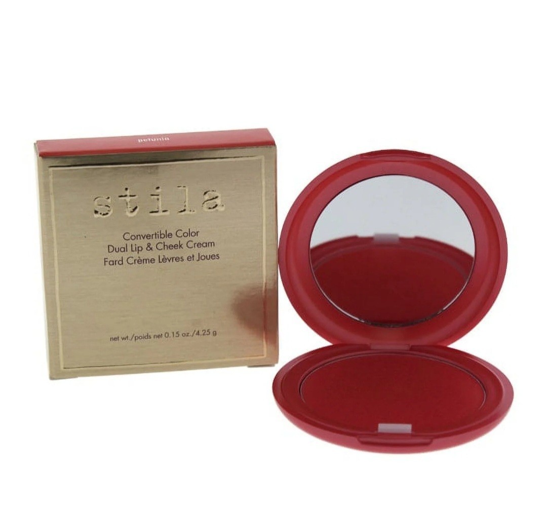 Stila Convertible Color Dual Lip & Cheek Cream Petunia Full Size 0.15 oz/4.25g