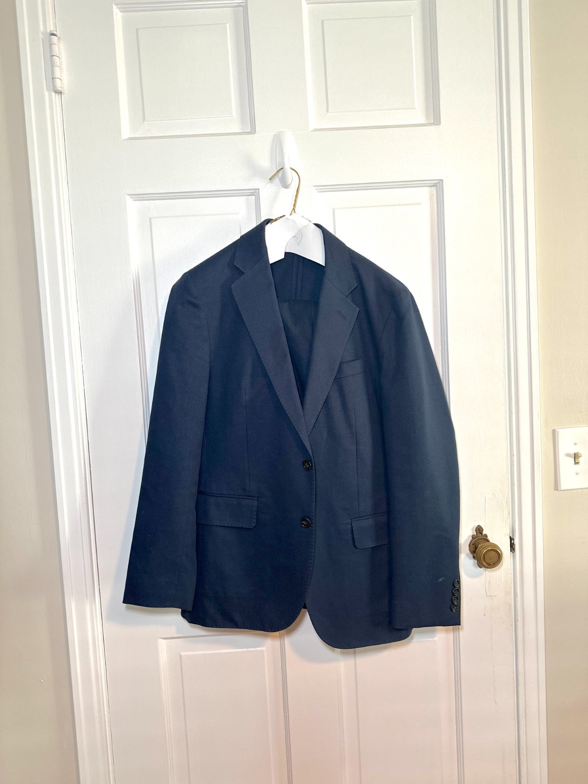 J.Crew Ludlow Slim 38S Navy Blue Wool Suit J.Crew Ludlow Slim 38S Navy Blue Wool Suit