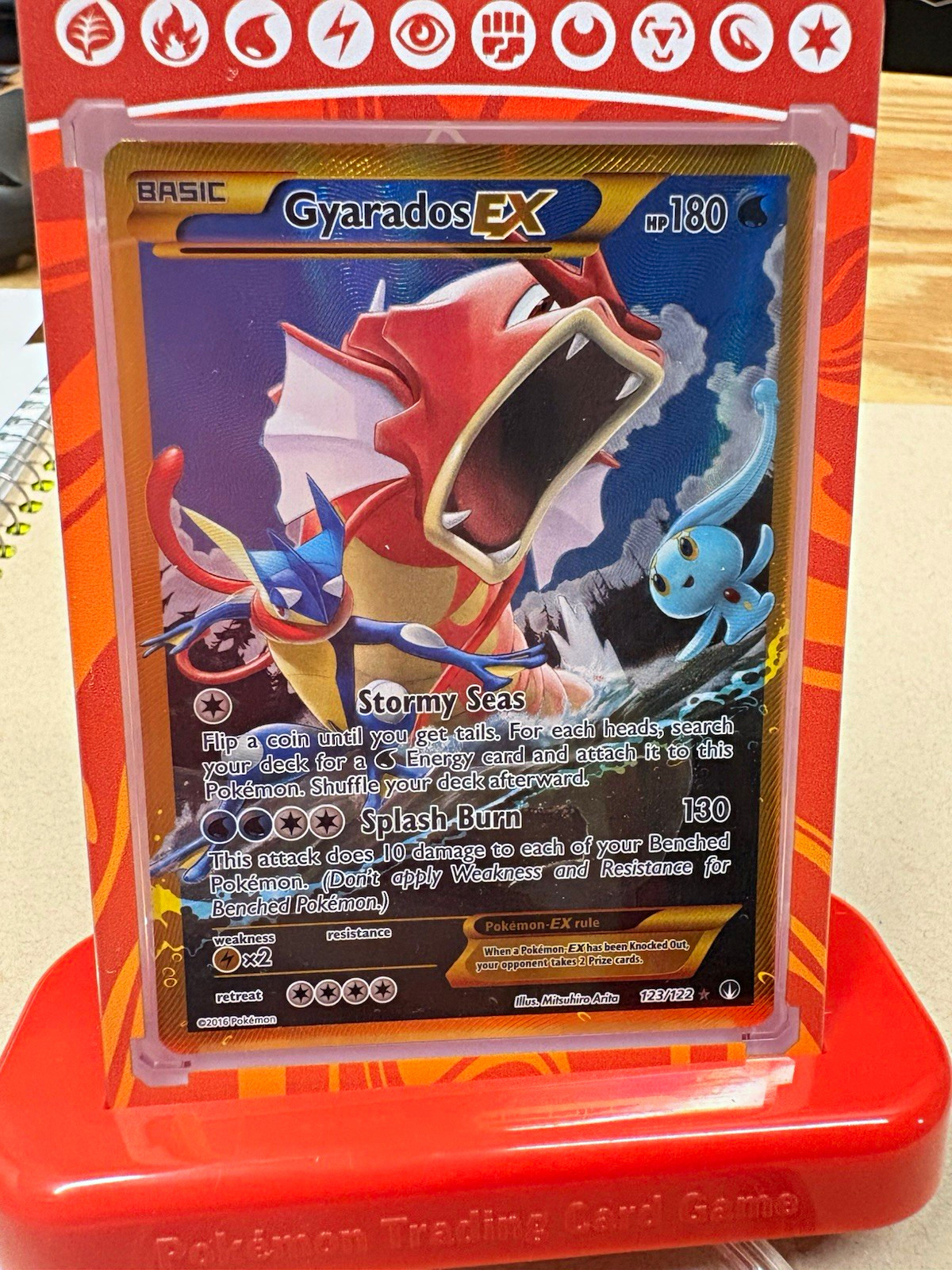 Pokemon TCG Gyarados EX 123/122 Breakpoint Secret Rare Holo 2016 English