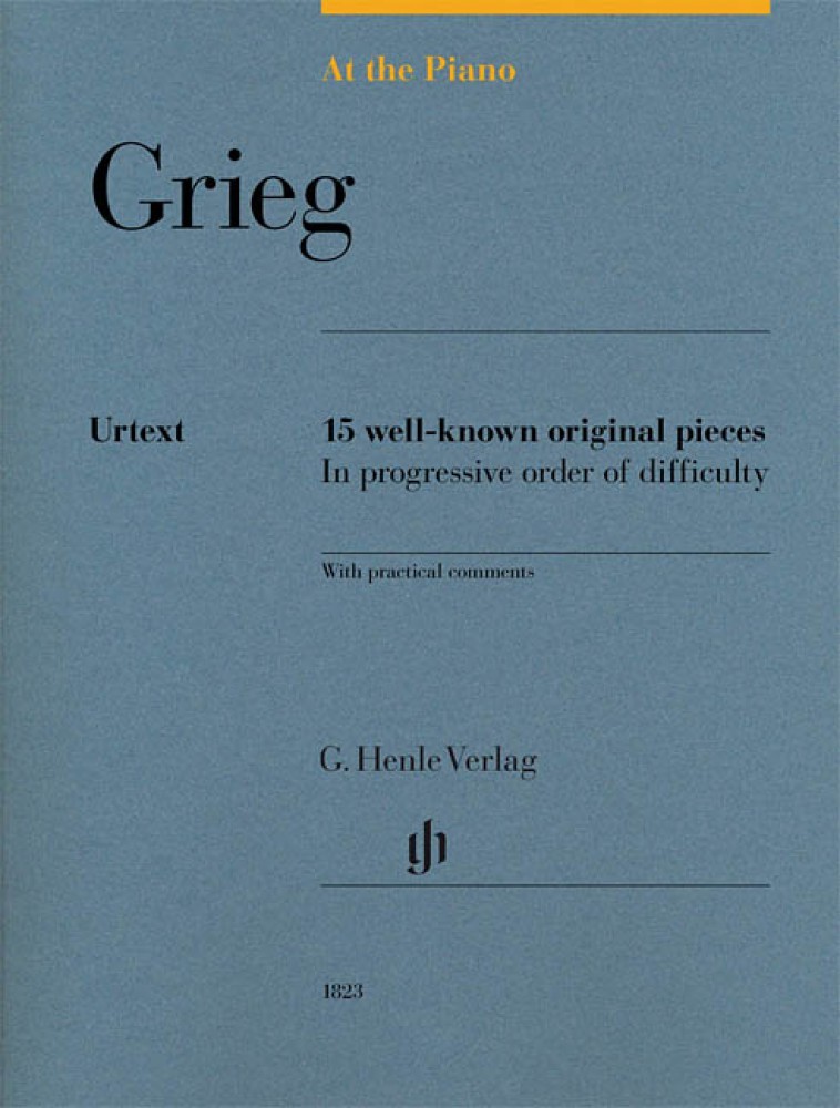 Grieg: at the Piano 15 Well-Known Original Pieces Book NEW 051481823