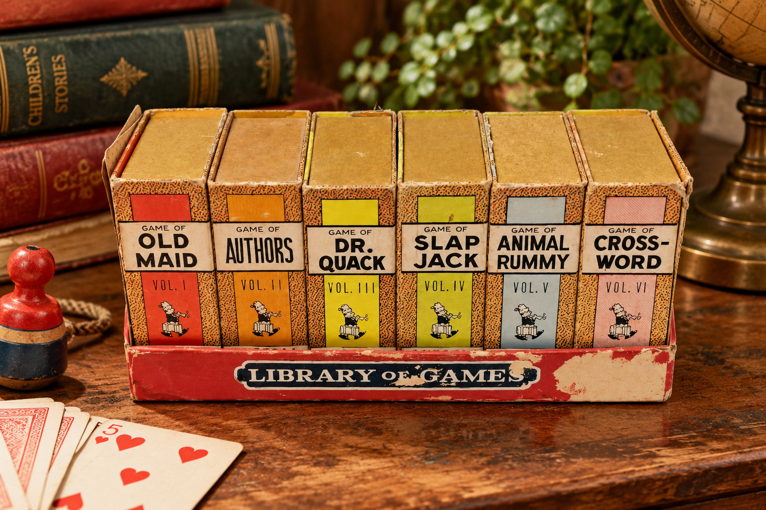 Vintage 1930s LIBRARY OF GAMES by Russell Complete Set Vintage 1930s LIBRARY OF GAMES by Russell Complete Set