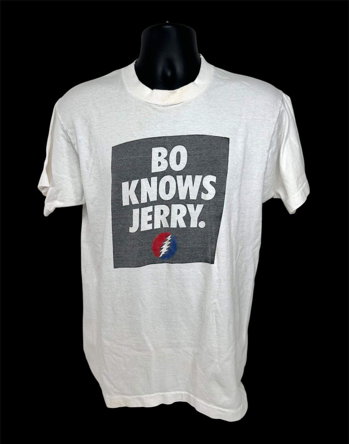 Vintage Bo Knows Jerry Garcia Grateful Dead Band Shirt Large Just Dew It 90\'s Vintage Bo Knows Jerry Garcia Grateful Dead Band Shirt Large Just Dew It 90\'s