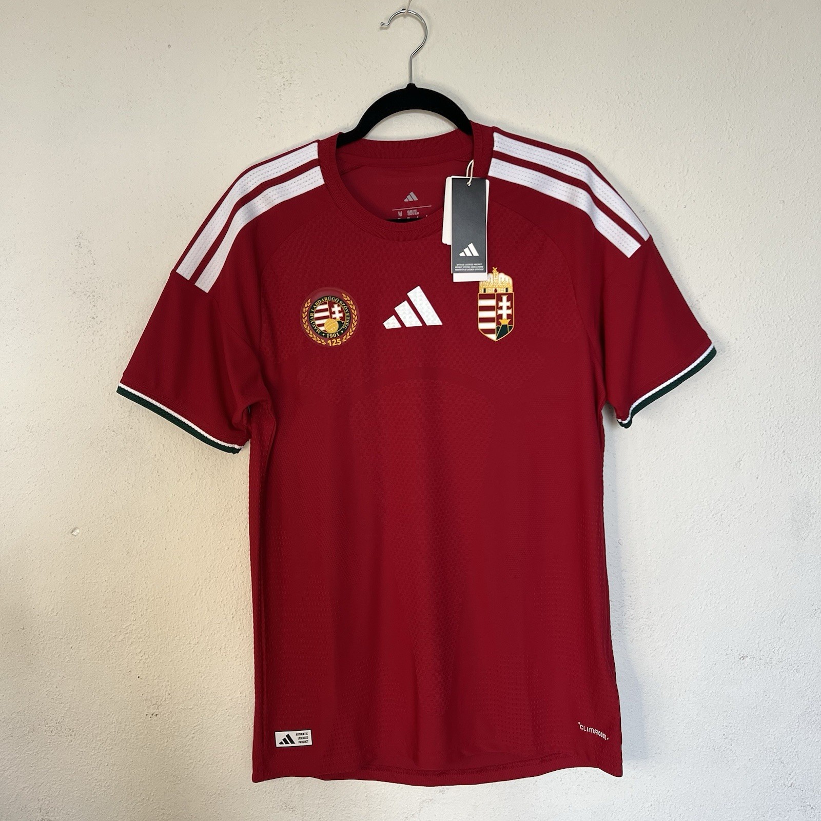 NWT Hungary Adidas 2026 Home Player Version Football KC6096 Authentic Men Medium