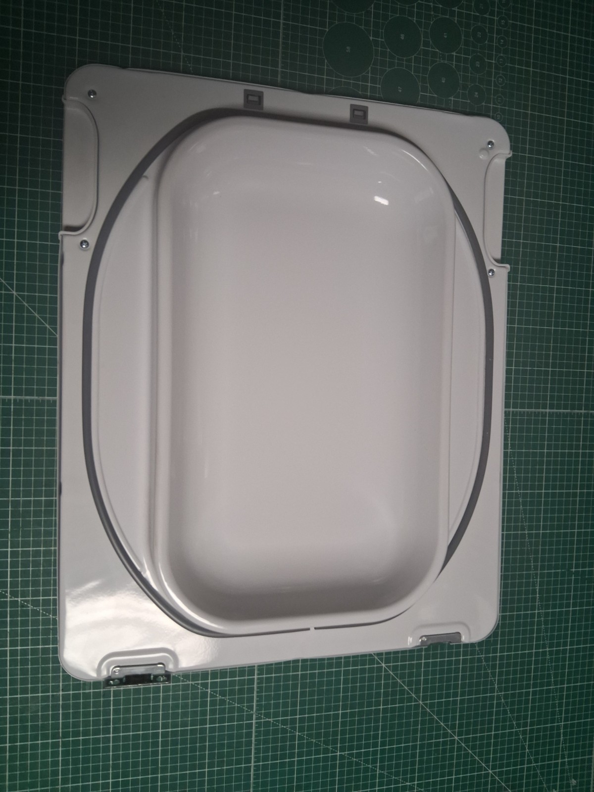 OEM GE Dryer Door Assembly WE10X26855 for GTD38EASW0WS