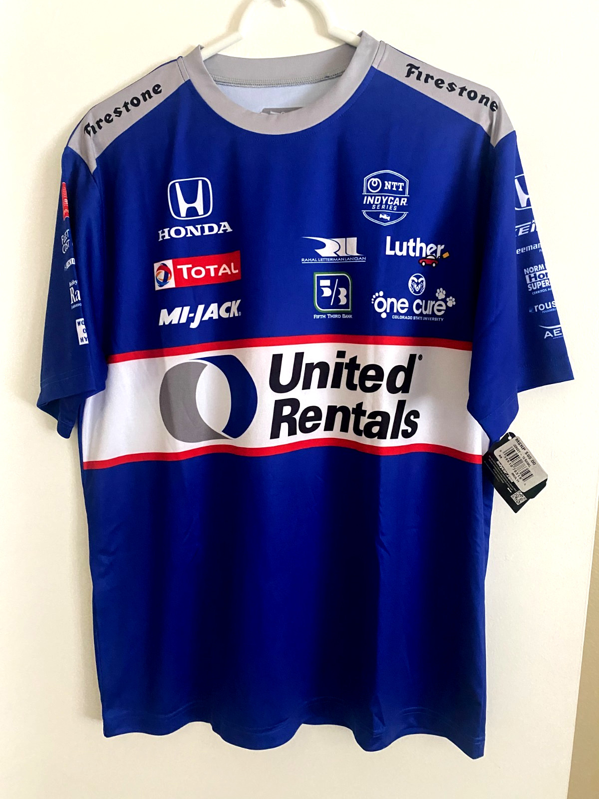 Graham Rahal 15 United Rentals Indy 500 NTT Indy Car Series Honda RLL Racing