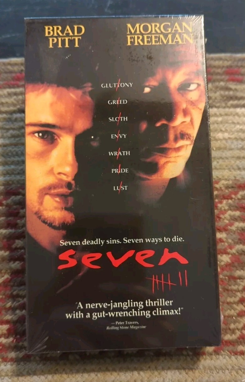 Seven Se7en New Sealed VHS Tape 1996 with Warner Home Video