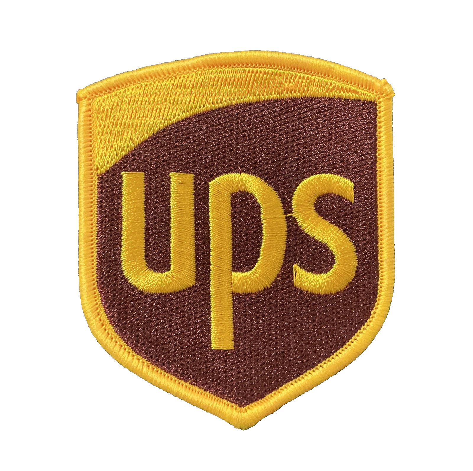 UPS United Parcel Service - NEW OLD STOCK - Small 2” - Embroidered Iron-On Patch