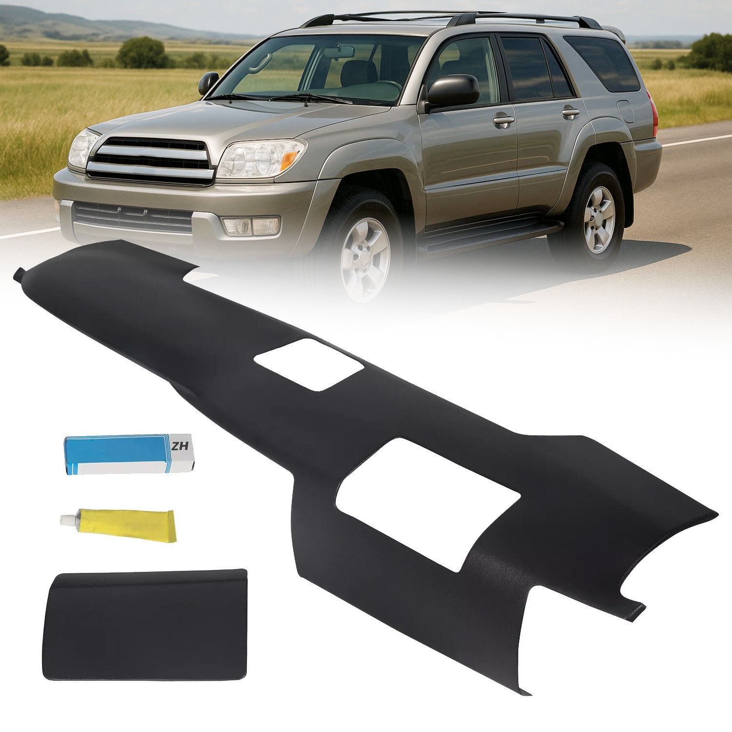 Hard Dashboard Dash Cover With Speaker Holes Fit For Toyota 4Runner 2003-2009