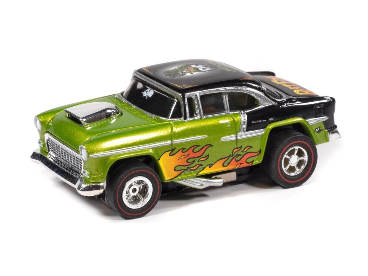 Auto World SC426-3G Xtraction 1955 Chevy Bel Air Rat Fink HO Scale Slot Car