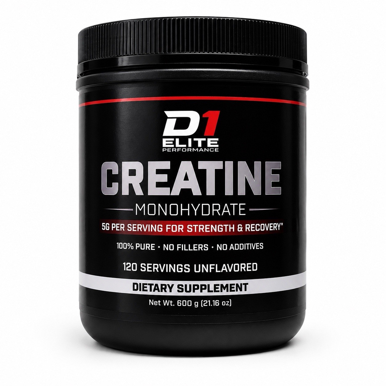 Creatine Monohydrate Powder Micronized 600g 120 Servings Pure