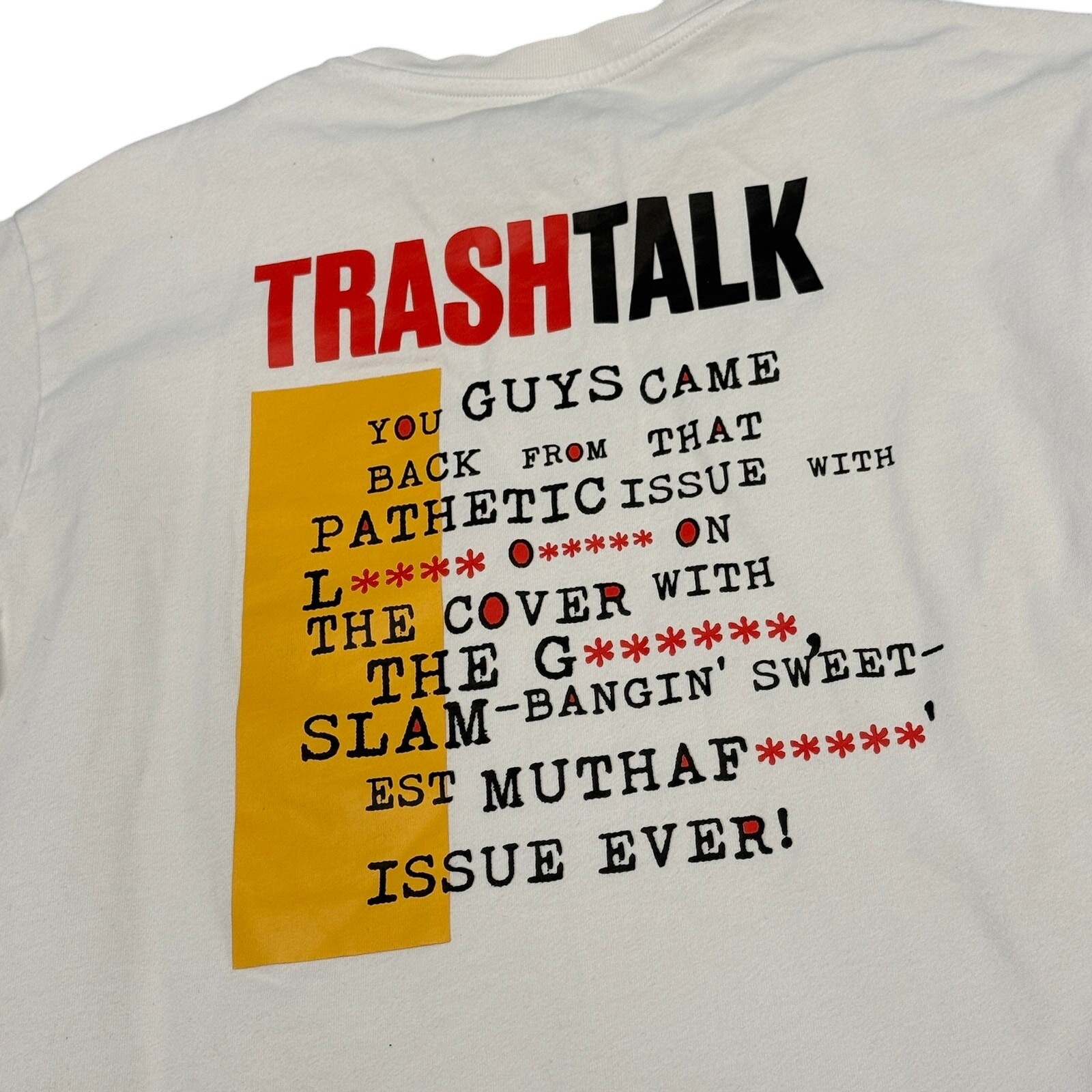 Vintage SLAM Magazine Trash Talk T-Shirt Issue #39 Jan 2000 Promo Sz M