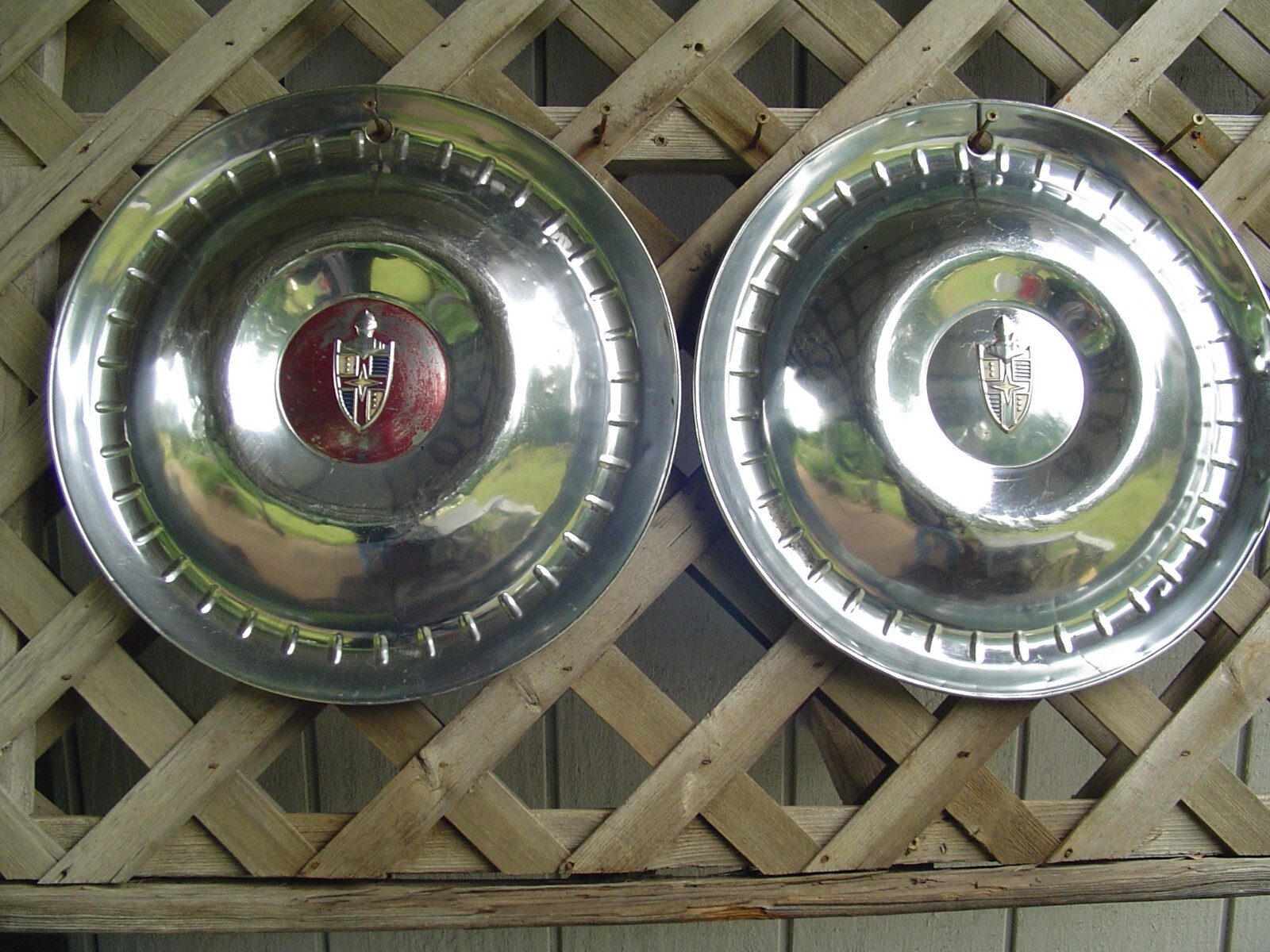 VINTAGE 1952 1953 LINCOLN MARK CONTINENTAL PREMIER TOWN CAR HUBCAPS WHEEL COVER 