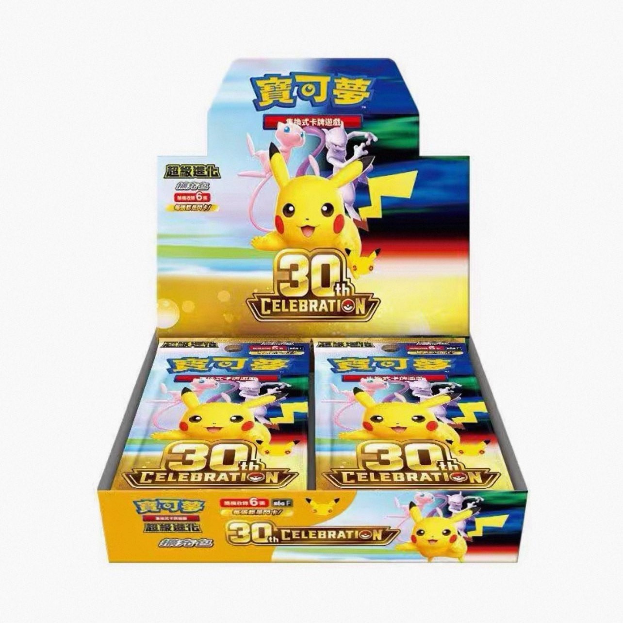 2026 Pokemon TCG T-Chinese 30th Anniversary Celebration M6a Booster Box Pre-sale