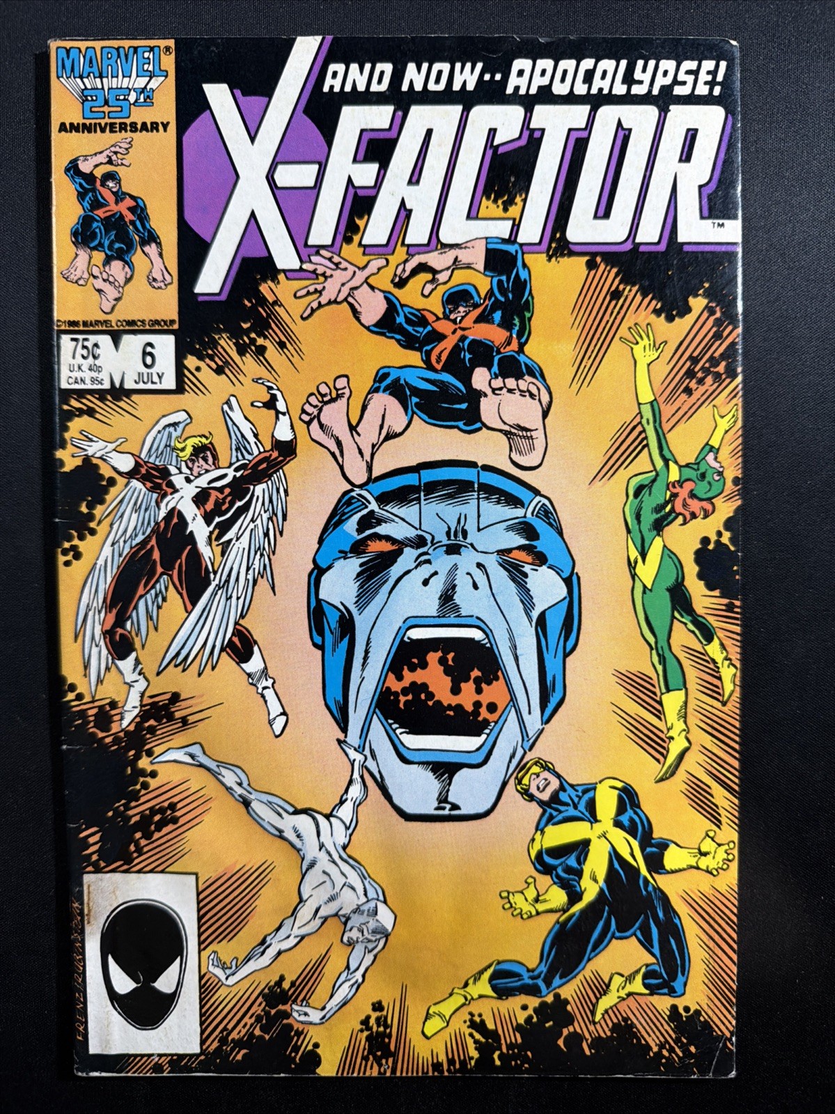 X-Factor #6 1st full Apocalypse 1986 Marvel Comics Lower Grade *A16
