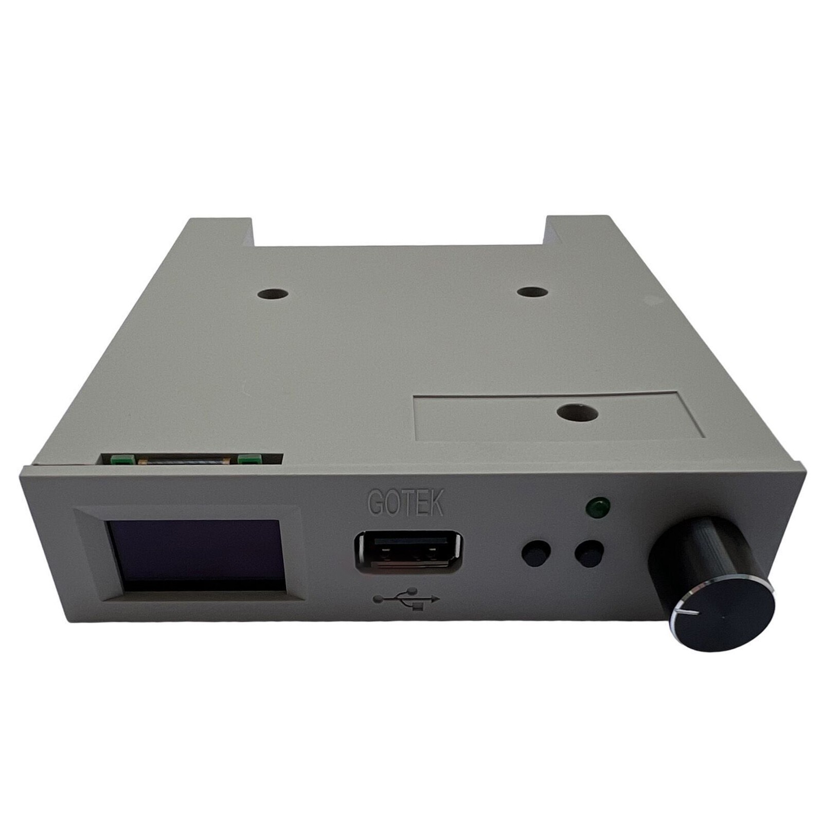 Beige Gotek Floppy Drive Emulator 435 MCU w/ Rotary Encoder OLED FlashFloppy Beige Gotek Floppy Drive Emulator 435 MCU w/ Rotary Encoder OLED FlashFloppy