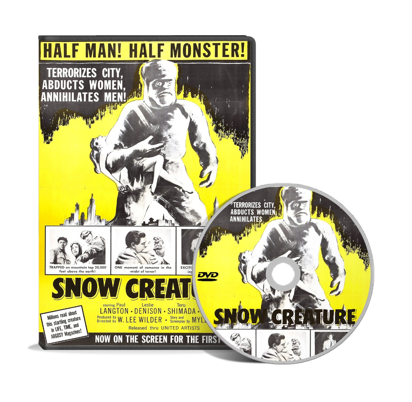 The Snow Creature (1954) Horror, Sci-Fi DVD
