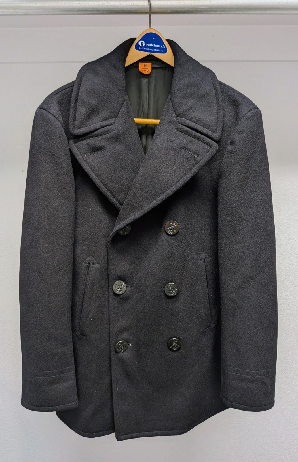 VTG 1960s US Navy Peacoat 36R Vietnam 6 Button Heavy Wool Jacket Kersey Mint VTG 1960s US Navy Peacoat 36R Vietnam 6 Button Heavy Wool Jacket Kersey Mint