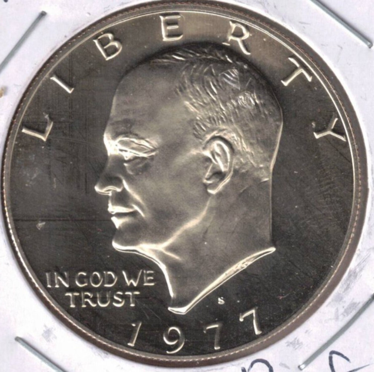 1977-S San Francisco Eisenhower Dollar PROOF Clad IKE US Mint Coin