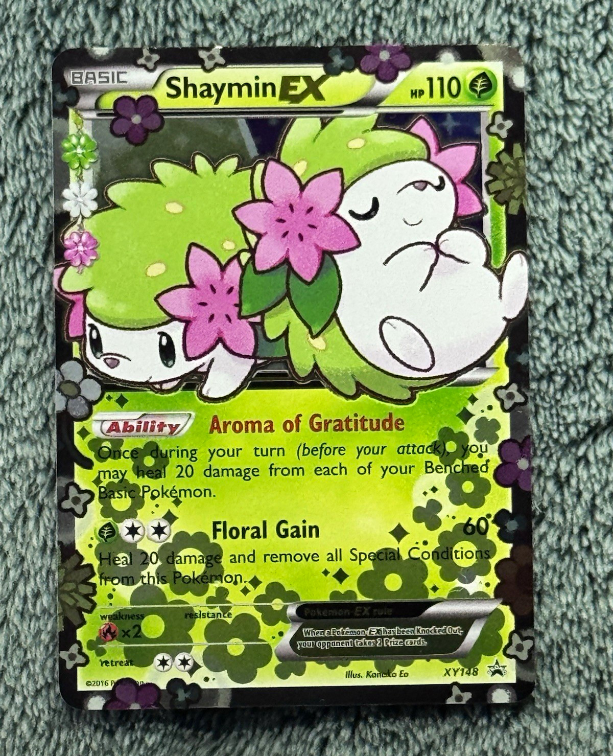 Shaymin-EX (Promo Full Art Holo) XY148 XY English Pokemon TCG 2016 Shaymin-EX (Promo Full Art Holo) XY148 XY English Pokemon TCG 2016