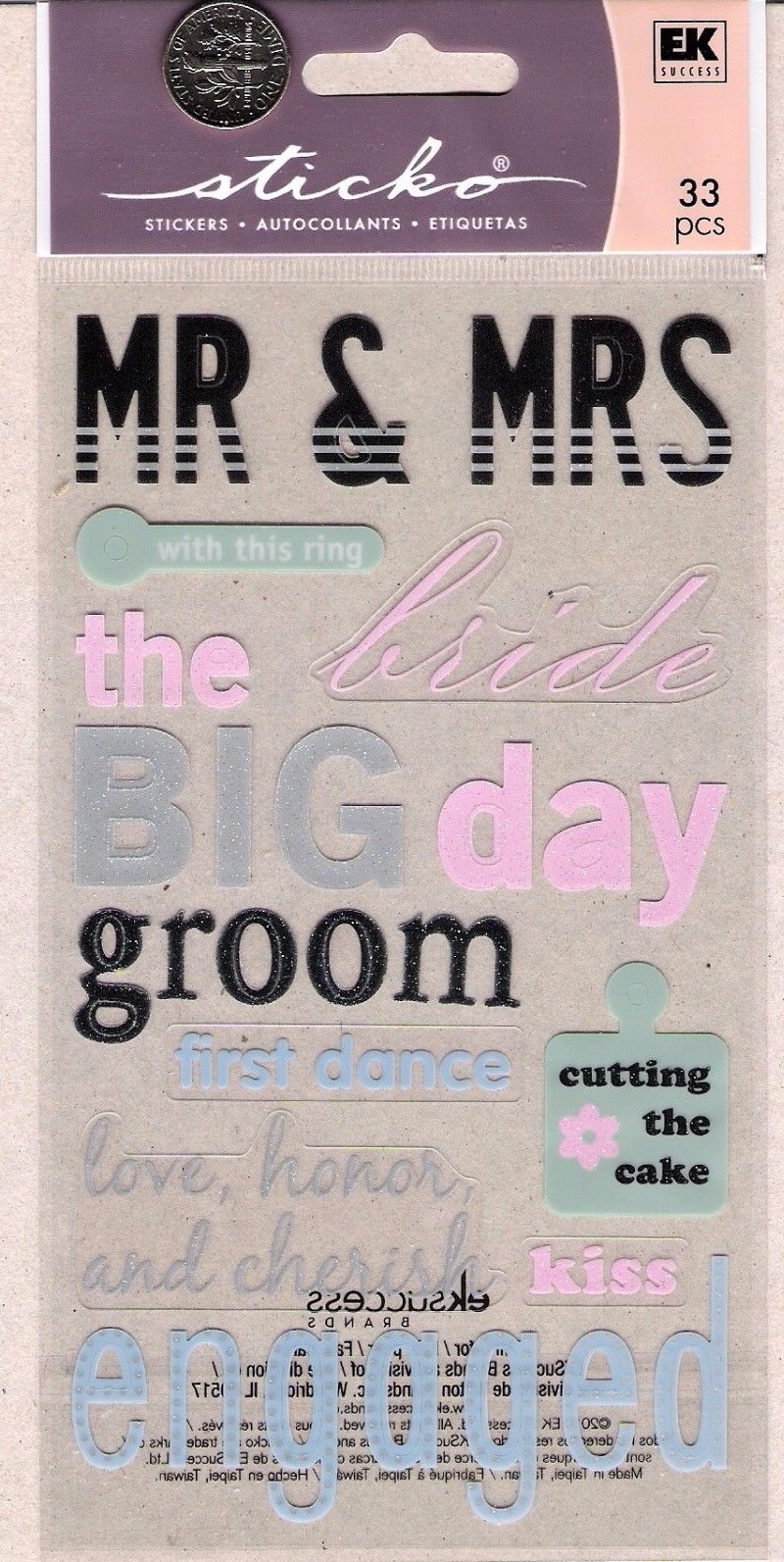 Stickopotamus Wedding Stickers - Love, Honor, Cherish, Bride, Groom, Engaged Stickopotamus Wedding Stickers - Love, Honor, Cherish, Bride, Groom, Engaged