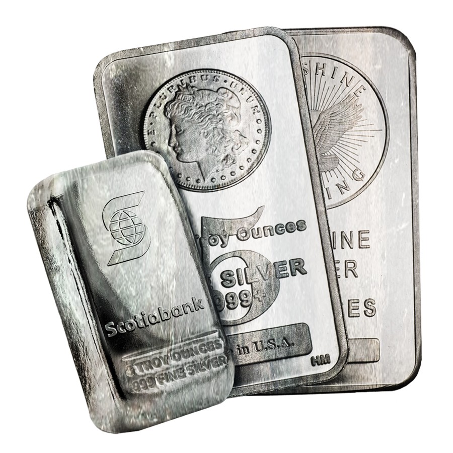 5 oz Silver Bar (Random Design)