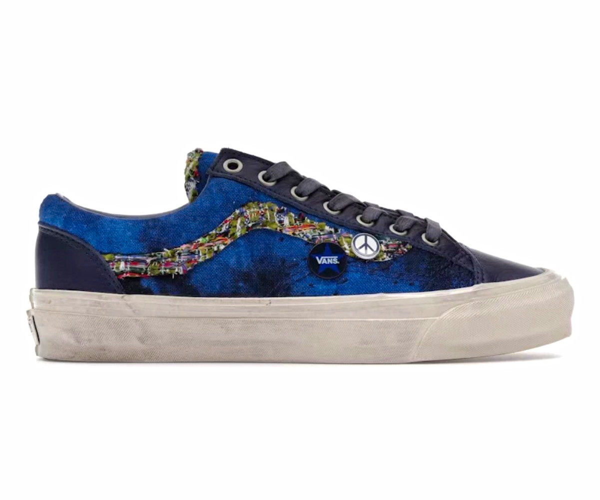 VANS LX Old Skool 36 Souvenir Navy Blue Skate Shoes Men’s US 10.5 VN000E8VNVY