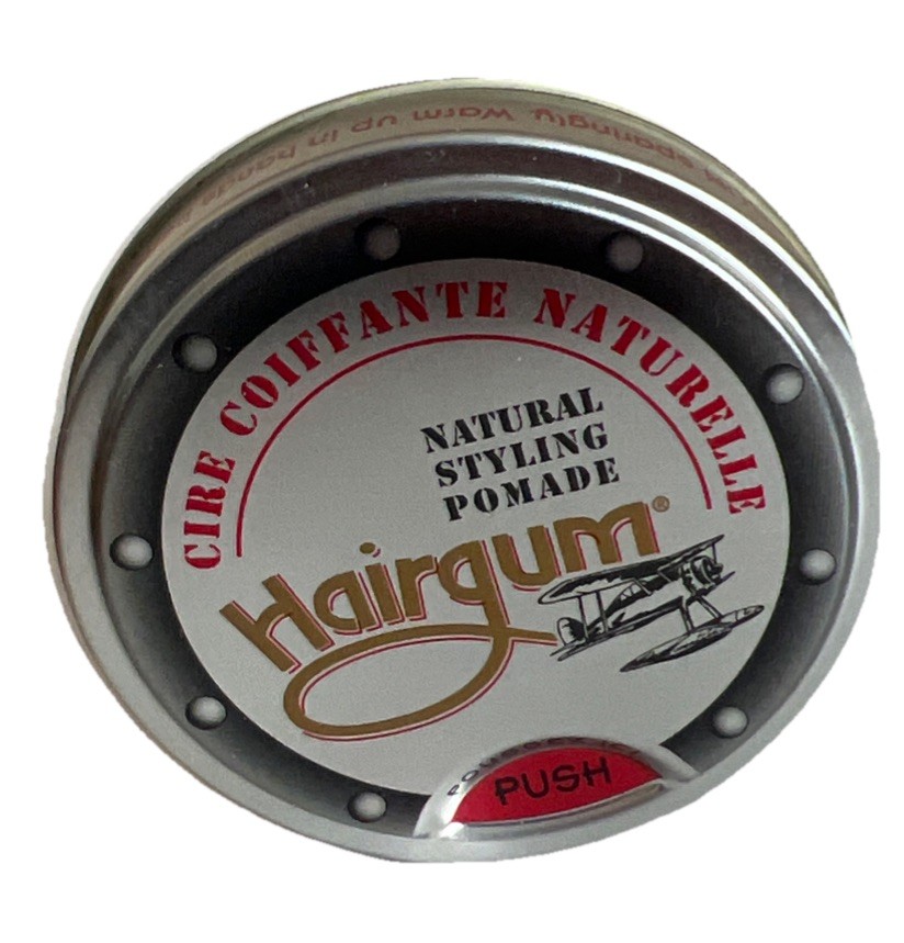 HAIRGUM Natural Styling Pomade 1.3 Oz (40 mL) Tin Metal Jar Hard To Find HAIRGUM Natural Styling Pomade 1.3 Oz (40 mL) Tin Metal Jar Hard To Find