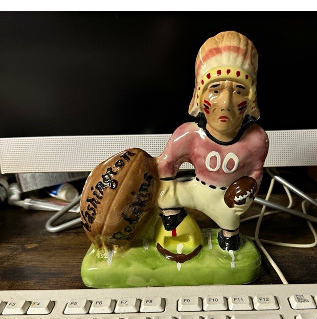 1950’s Rare Large Washington Redskins Gibbs Conner Bank 1950’s Rare Large Washington Redskins Gibbs Conner Bank