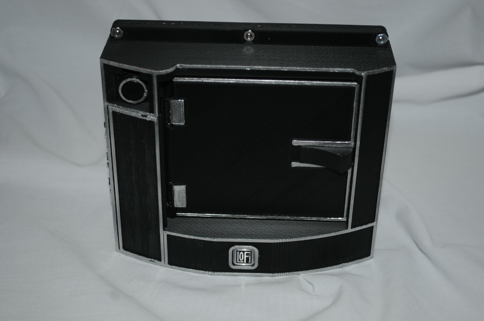 Lo-Fi NEW INSTAX SQUARE instant back for the Mamiya RB-67 ,uses aaa batteries