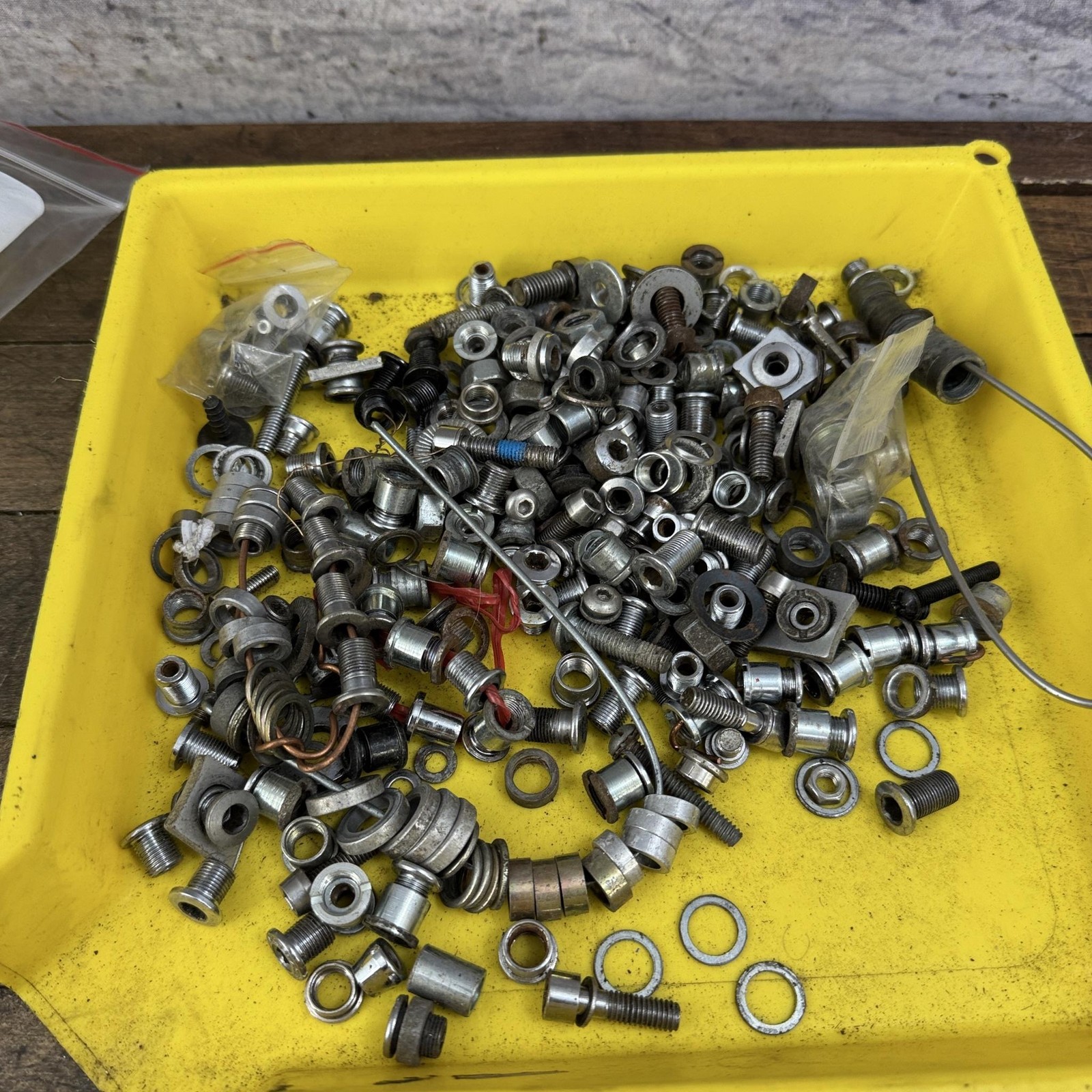 Vintage Suntour Sugino Chainring Bolts Lot Silver Drivetrain Hardware 80s