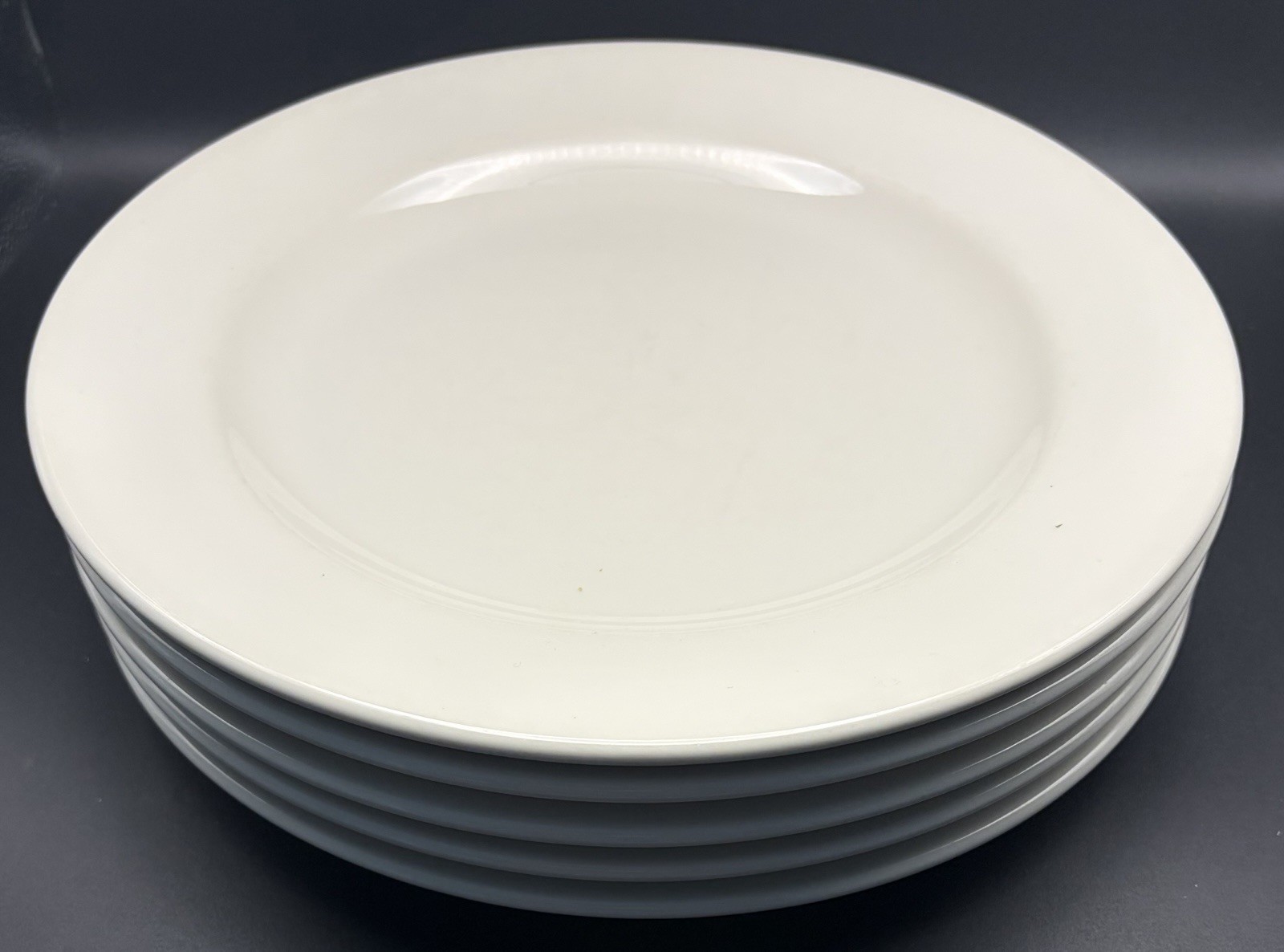 Set of 5 HOMER LAUGHLIN Lead Free China Dinner Plates. CERP4-1216
