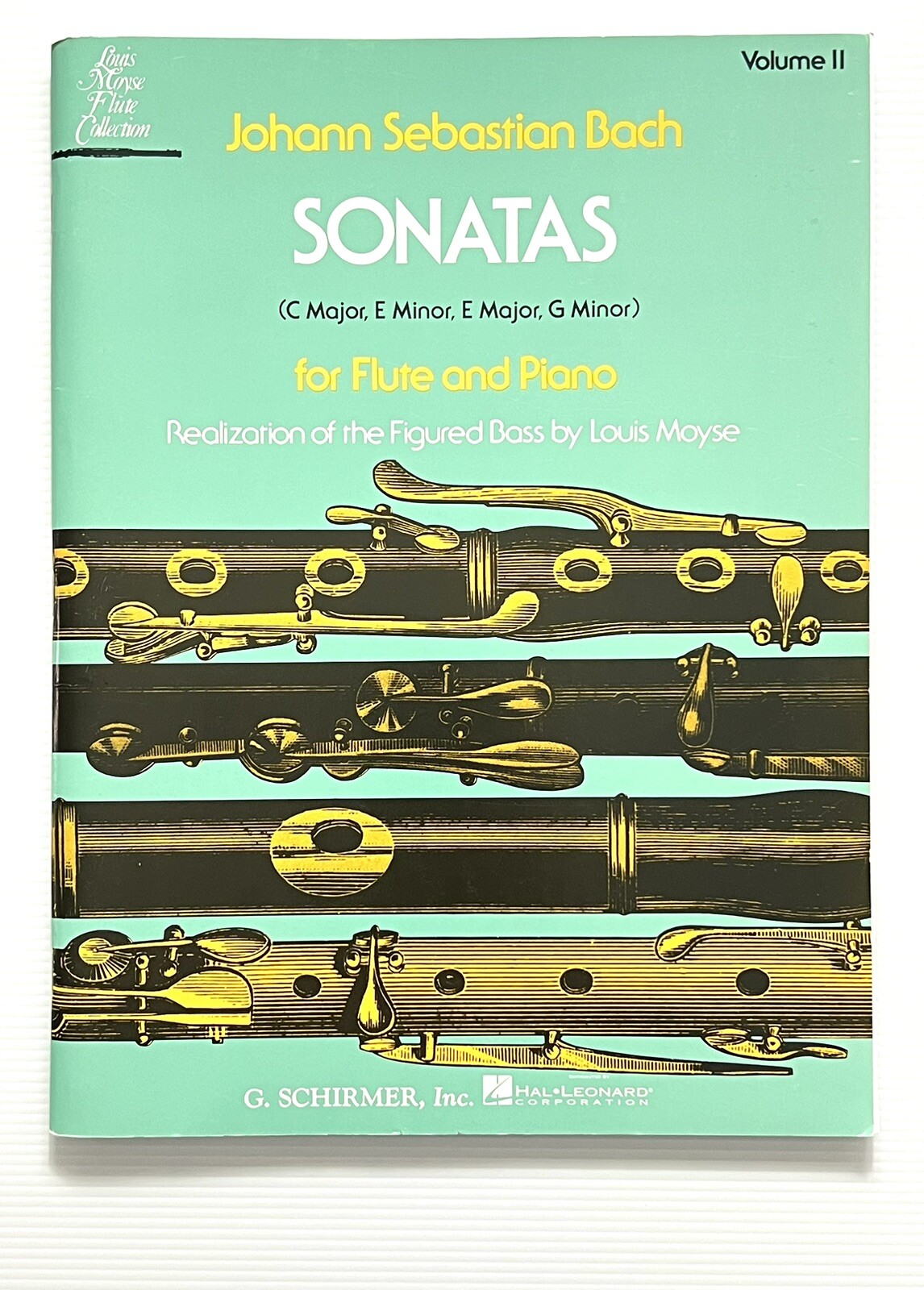 Johann Sebastian Bach Sonatas IV, V, VI, and VII for Flute and Piano Vol II PB