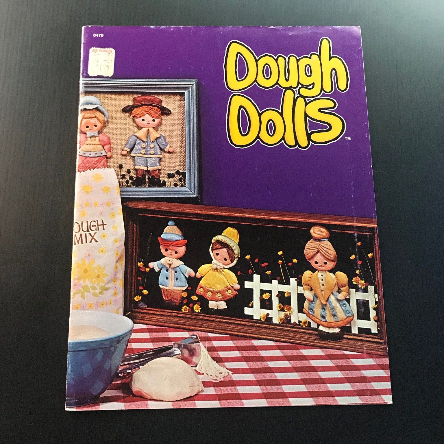 Dough Dolls Craft Book Pattern Guide Vintage Dough Art Projects