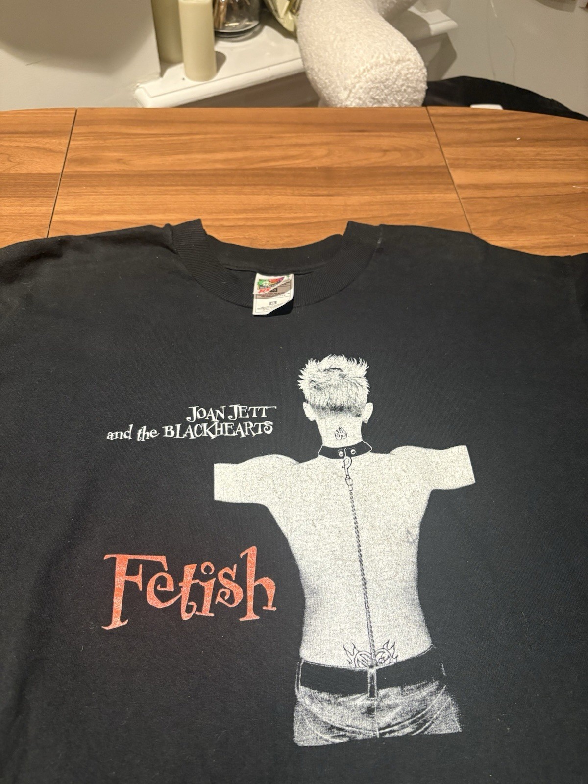 VTG 1999 90s JOAN JETT & The Blackhearts Fetish Graphic Tee XL Tribal TattooBDSM VTG 1999 90s JOAN JETT & The Blackhearts Fetish Graphic Tee XL Tribal TattooBDSM