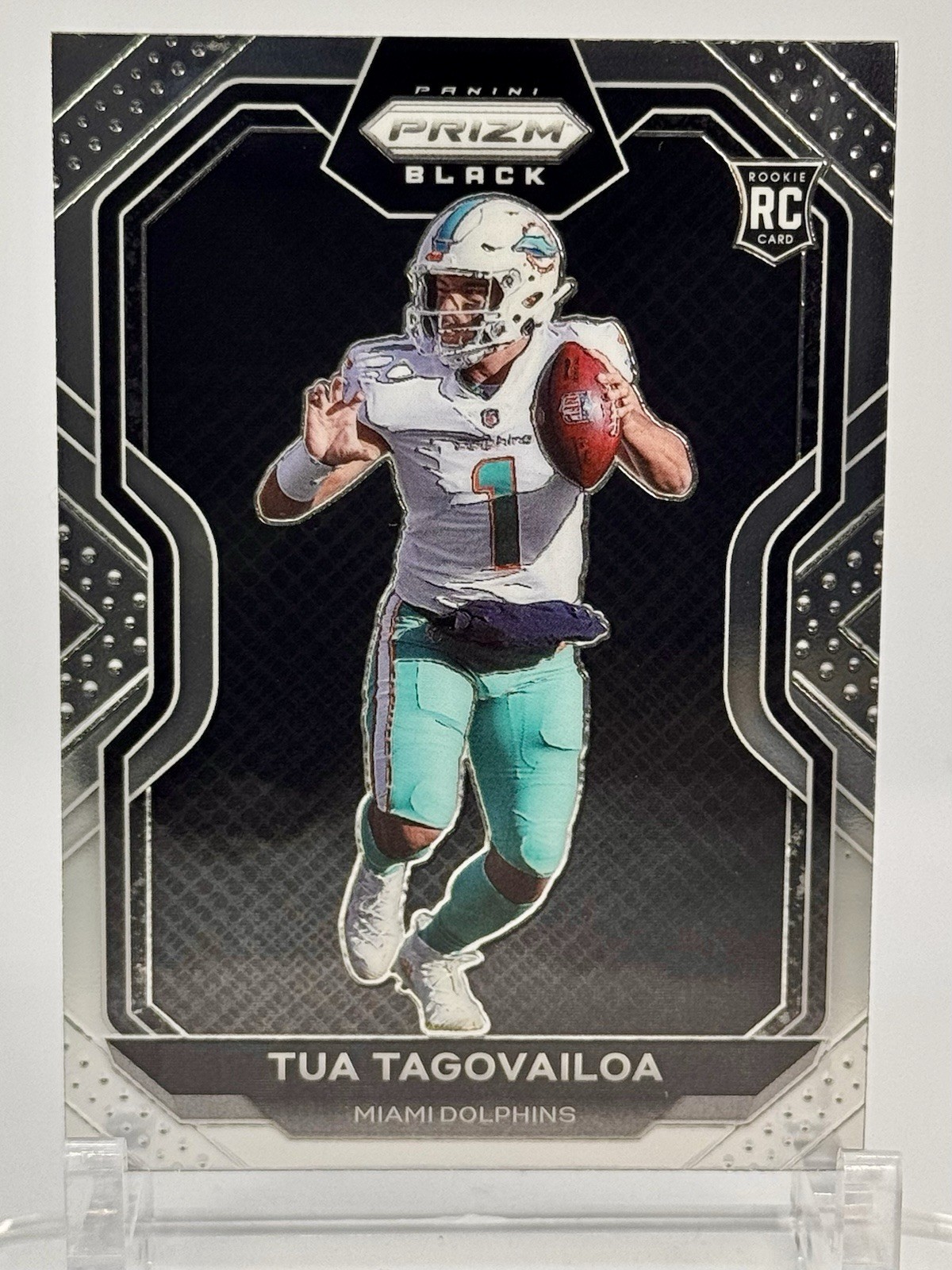 2020 Panini Chronicles - Prizm Black Tua Tagovailoa #PB-2 (RC)