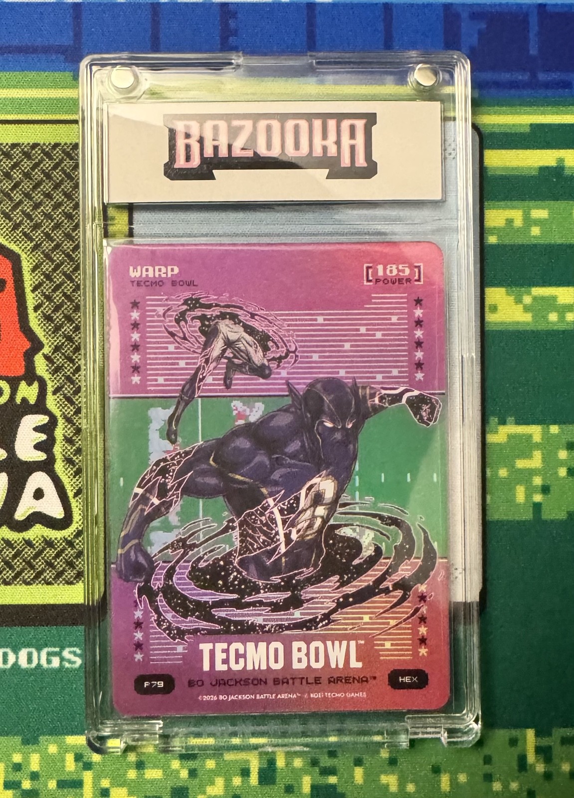 2026 Bo Jackson Battle Arena Warp (Lamar Jackson) Pink Hex P79   Secret 1/1