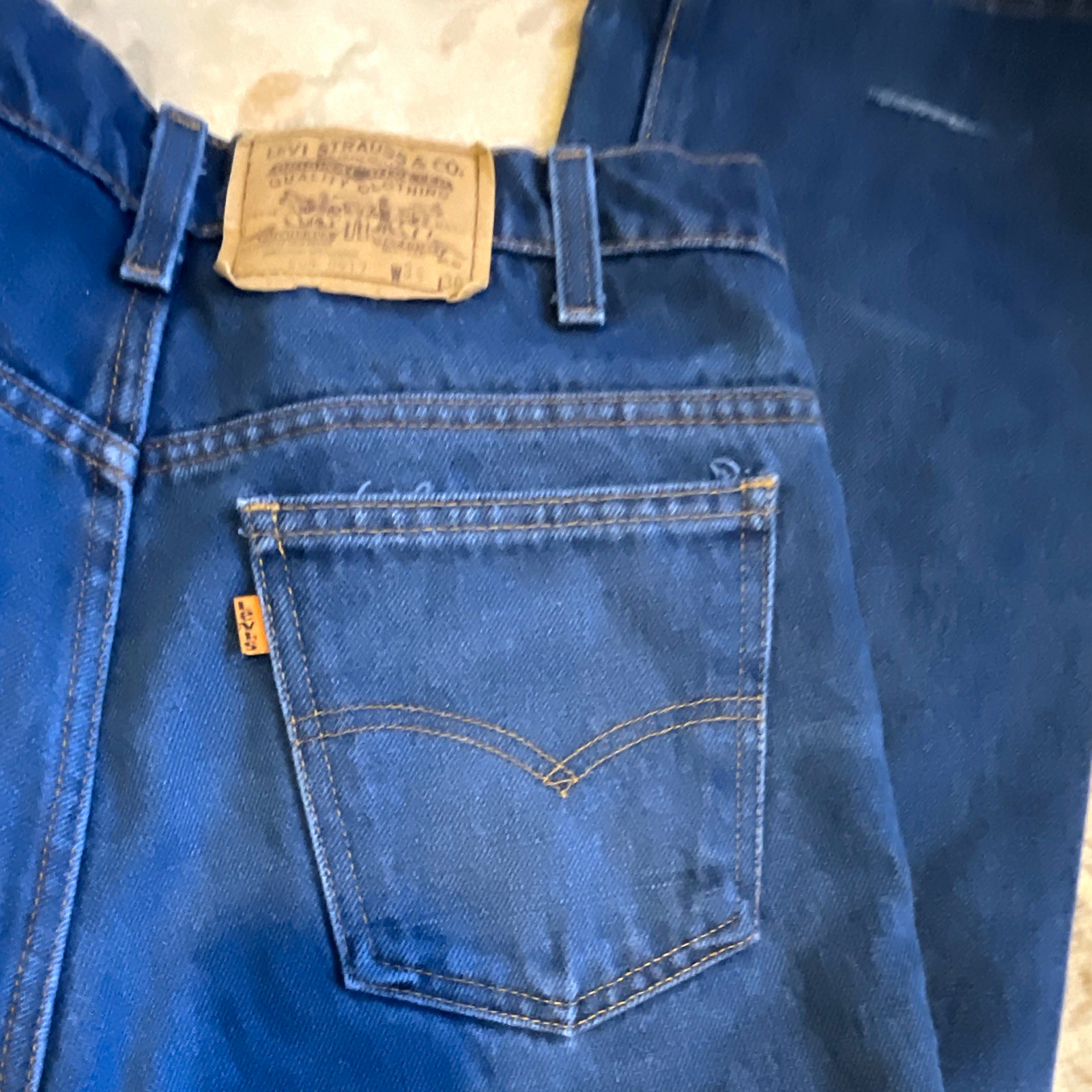 1980s vintage Orange tab Levi’s