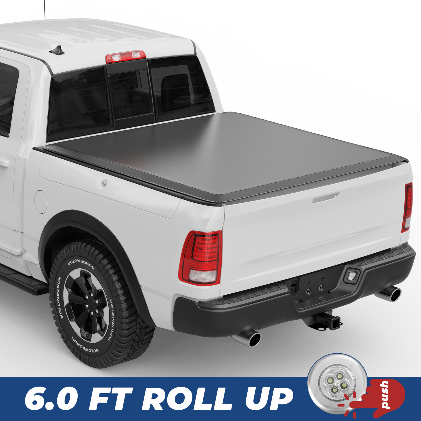 NEW 6FT Roll up Tonneau Cover for 93-11 Ford Ranger Flareside / Splash Truck Bed